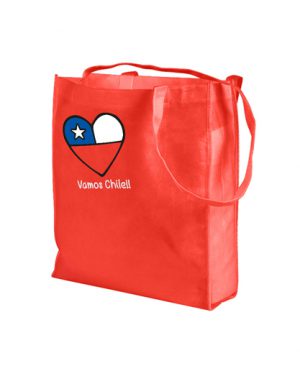 bolsa-eco-vamos chile shopping rojo