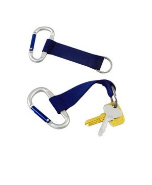 Llavero-Lanyard-Mosquetón_Azul