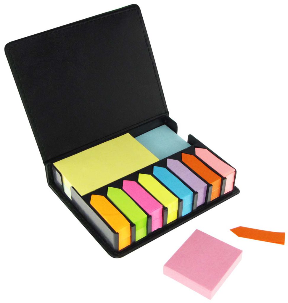 Set Postit de PU Negro EASY POWER artículos publicitarios