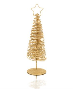 ARBOL NAVIDAD METALICO  DORADO