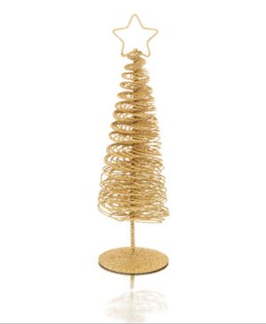 ARBOL NAVIDAD METALICO  DORADO