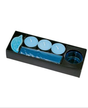 SET VELAS INCIENSO AZUL