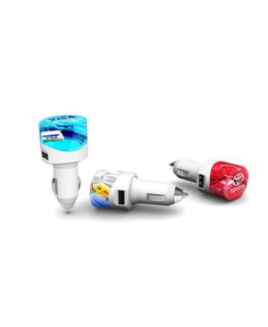 Cargador para auto USB Aqua