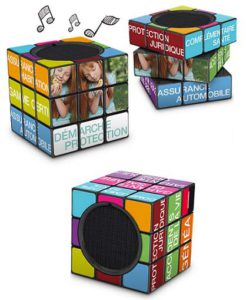 PARLANTE BLUETOOTH CUBO RUBIK
