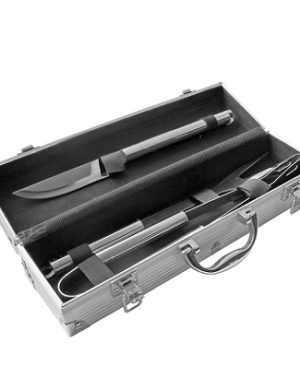 SET PARA ASADO CAJA METALICA ABIERTO