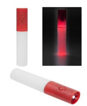 LINTERA CON BOTON LUZ LED ROJO