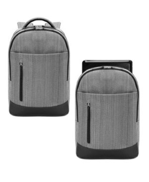 MOCHILA PORTA NOTEBOOK CON CIERRE LATERAL