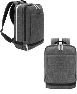 MOCHILA PORTA NOTEBOOK CORPOTATIVA CON TRES BOLSILLOS