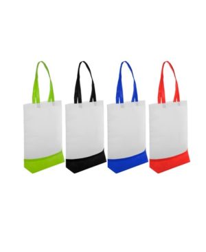 Bolsa reciclable blanca colores