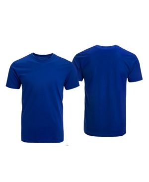 Polera Manga Corta Algodón Hombre_azul