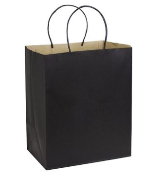 Bolsa de Papel 33 x 40 x 15 cm negro