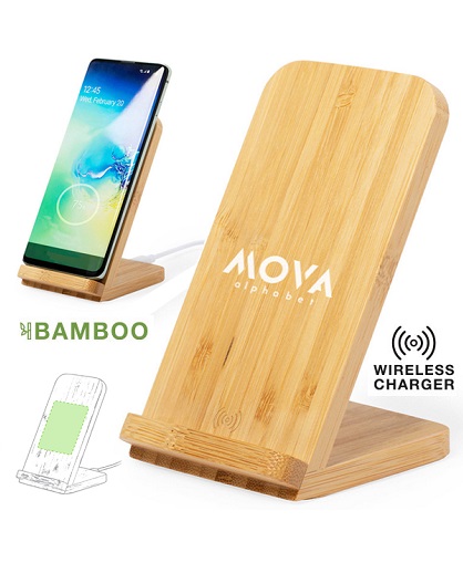 Cargador inal mbrico de bamboo EASY POWER art culos