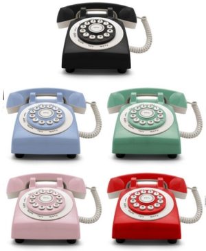 telefono retro -colores