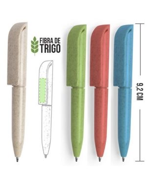 Minibolígrafo Radun en caña de trigo colores