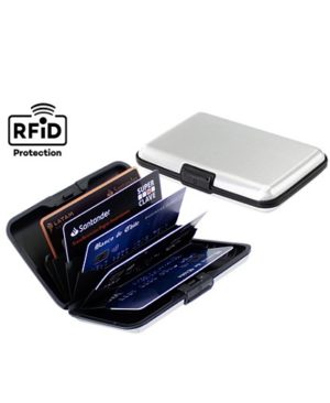 Porta-Tarjetas Anti-Clonación RFID