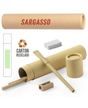 Set lapiz estuche carton