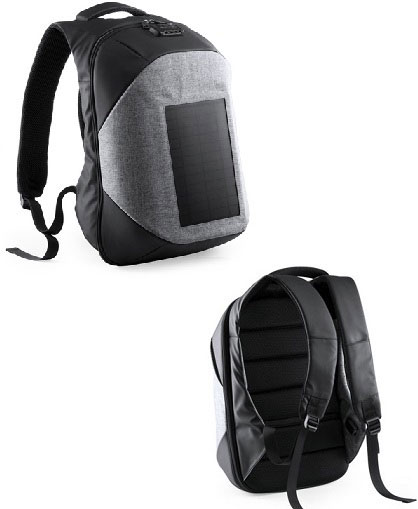 Mochila con panel solar 2025