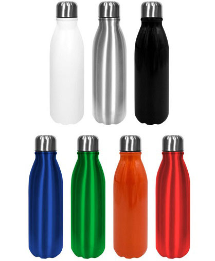 BOTELLA DEPORTIVA - ALUMINIO . VS. COLORES - 500 ML.