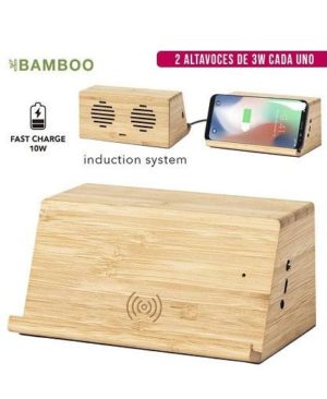 Parlante-Cargador-Inalambrico-de-bambu
