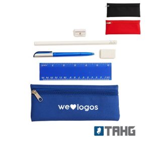Estuche de tela con cierre