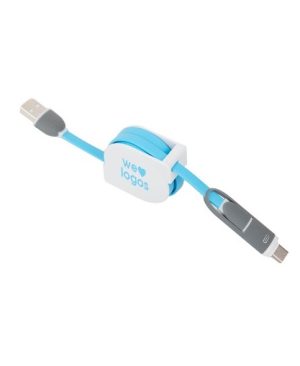 Cable conector USB extensible-logo