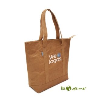 Cooler forma cartera en papel kraft