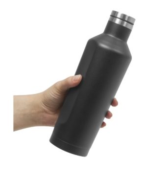 Botella Termica con Tapa rosca metálica frente