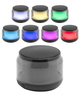 PARLANTE BLUETOOTH CON LUECES LED COLORES