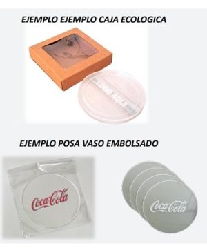 POSA VASOS ACRILICO CAJA ECOLOGICA