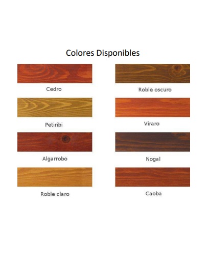 colores madera